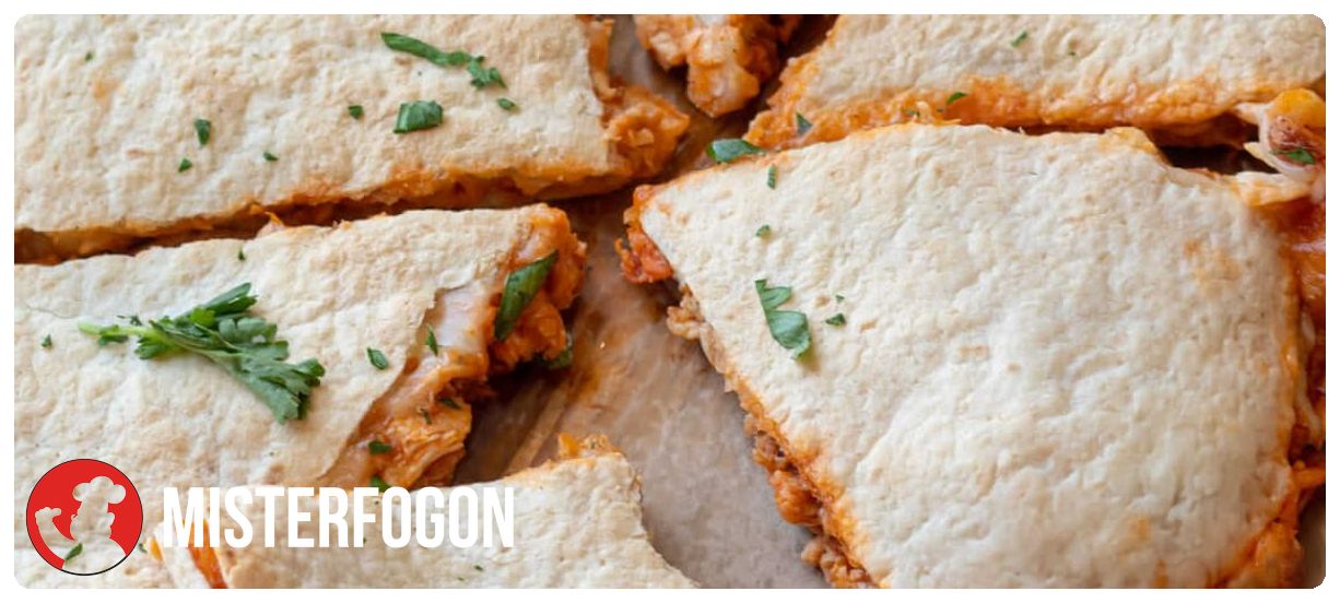 Quesadilla rápida en freidora de aire Cecotec (Cecofry) MisterFogon